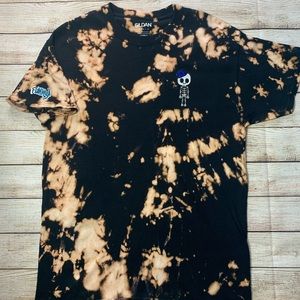 ❌SOLD❌ Handmade embroidery acid wash t-shirt